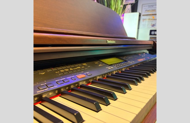 Technics SX-PR53 Satin Mahogany Digital Piano, Used - Complete Package (SN:KNMAA001023) - Image 7